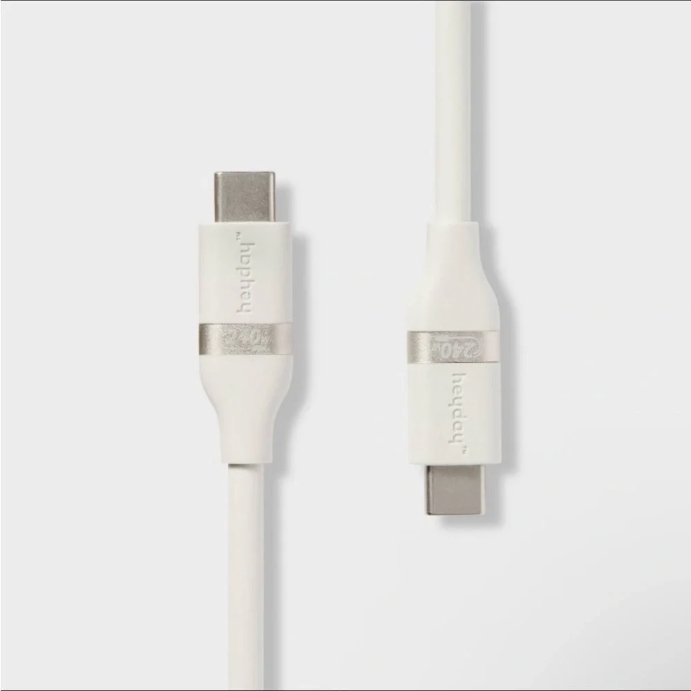 Heyday Soft-Touch USB-C Cable - 3 Pack